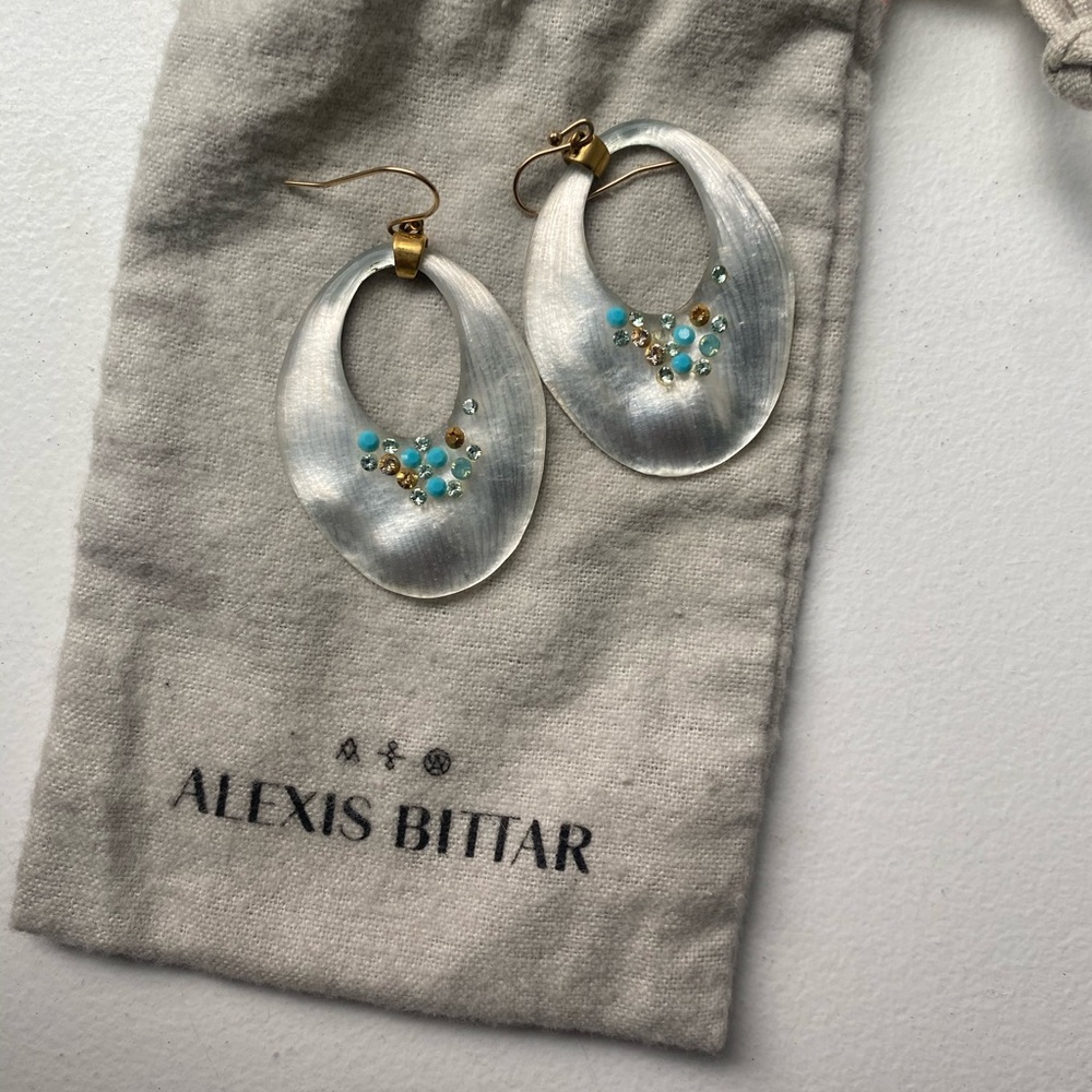 Discontinued Alexis Bittar lucite earrings